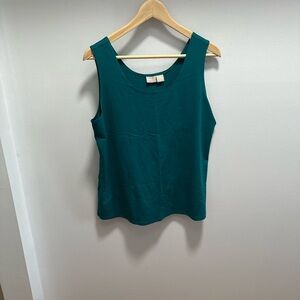 Chico's Green Tank Top with Chic Design